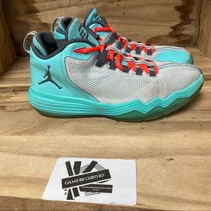 Nike Jordan Cp3 IXgrey turquoise sneakers shoes